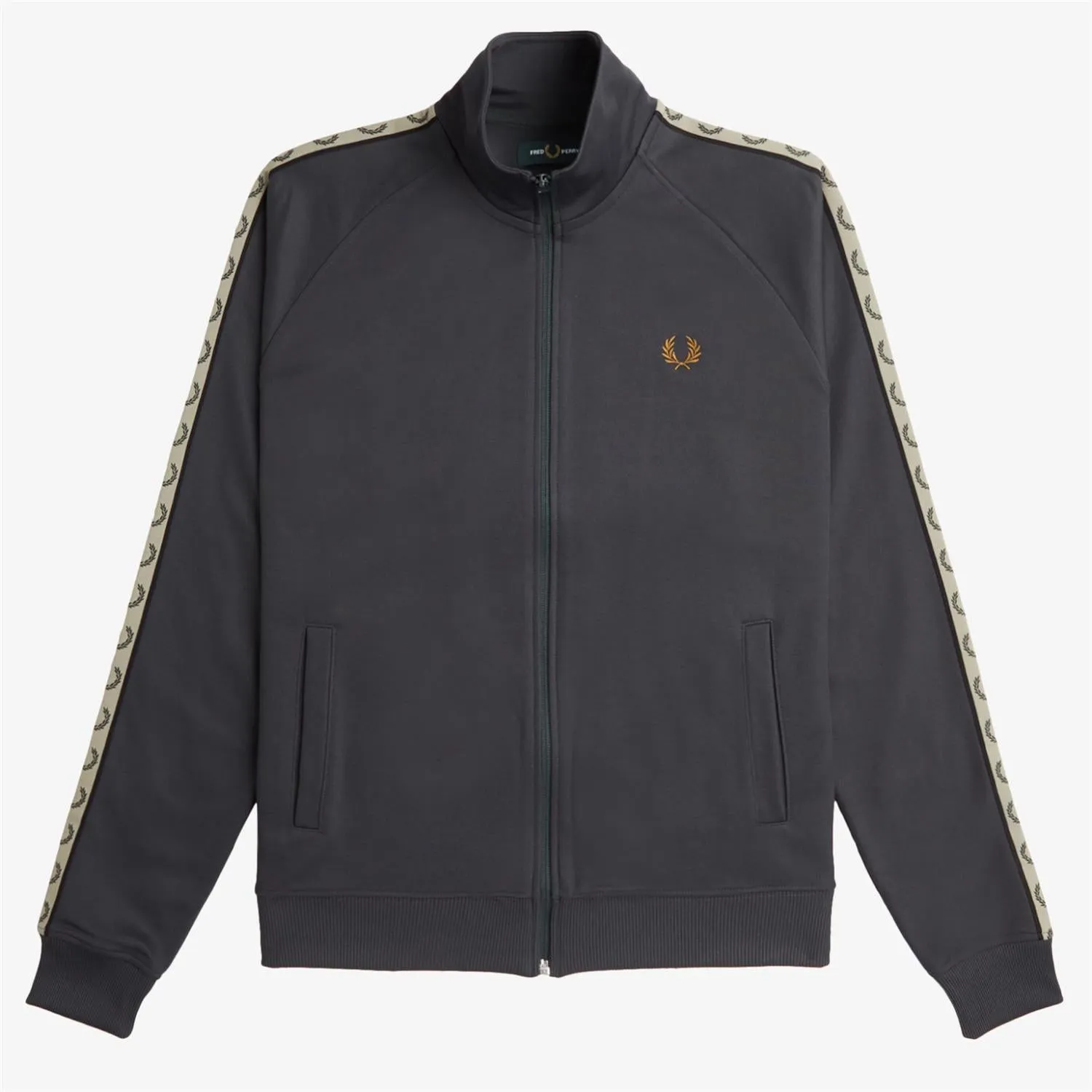 03895 Fred Perry Contrast Tape Track Jacket