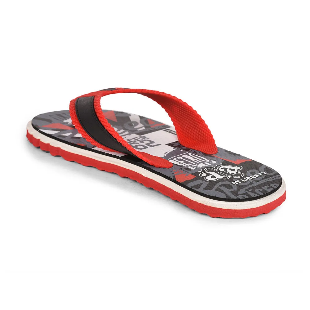 A-HA By Liberty AHA-32 Red Flip-Flops For Men