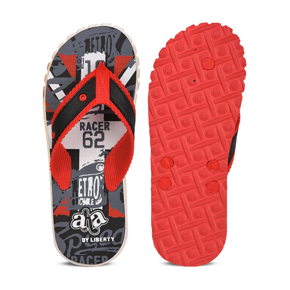 A-HA By Liberty AHA-32 Red Flip-Flops For Men