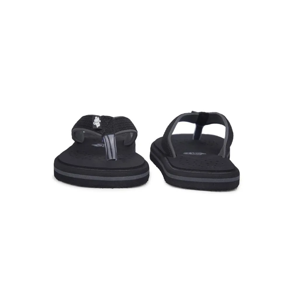 A-HA Casual Black Flip Flop For Men CFL-1 By Liberty