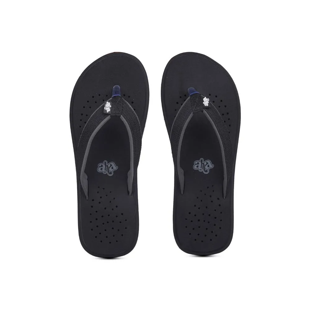 A-HA Casual Black Flip Flop For Men CFL-1 By Liberty