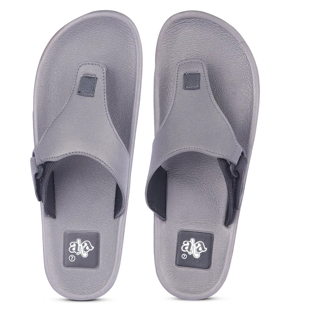 A-HA Casual Grey Flip Flop For Men ANCO-01 By Liberty