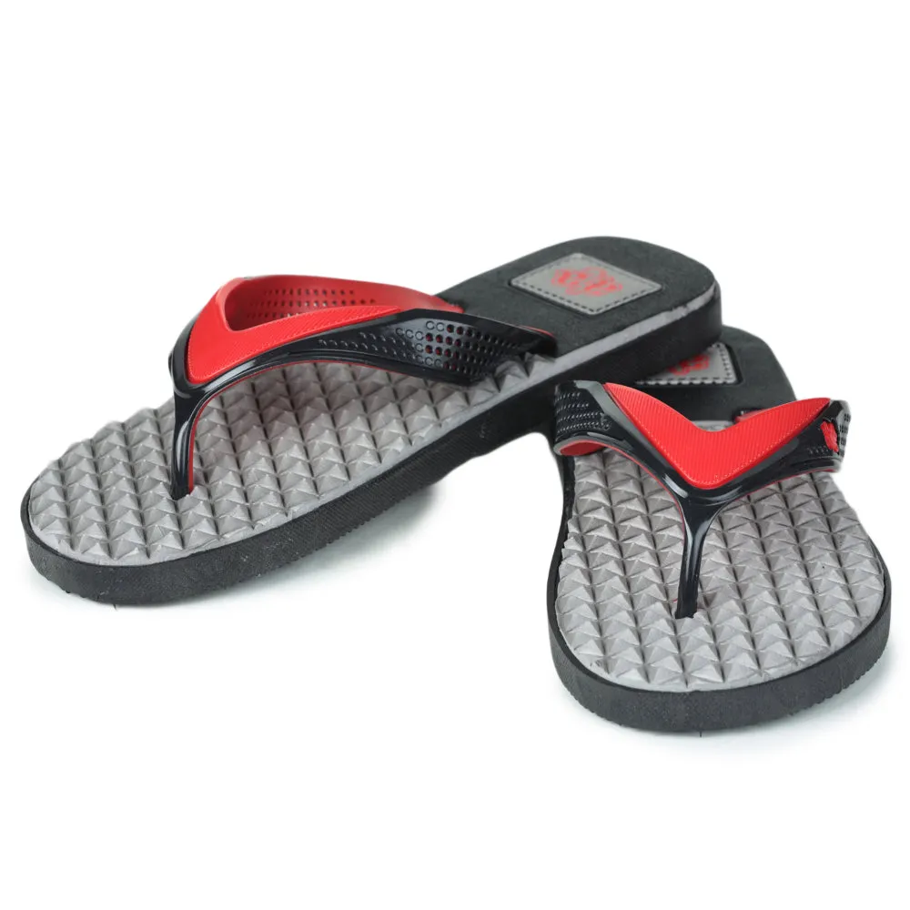 A-HA Casual Red Flip-Flop For Men HUNK-1 By Liberty