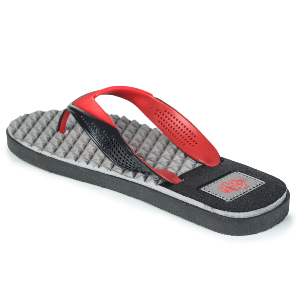 A-HA Casual Red Flip-Flop For Men HUNK-1 By Liberty