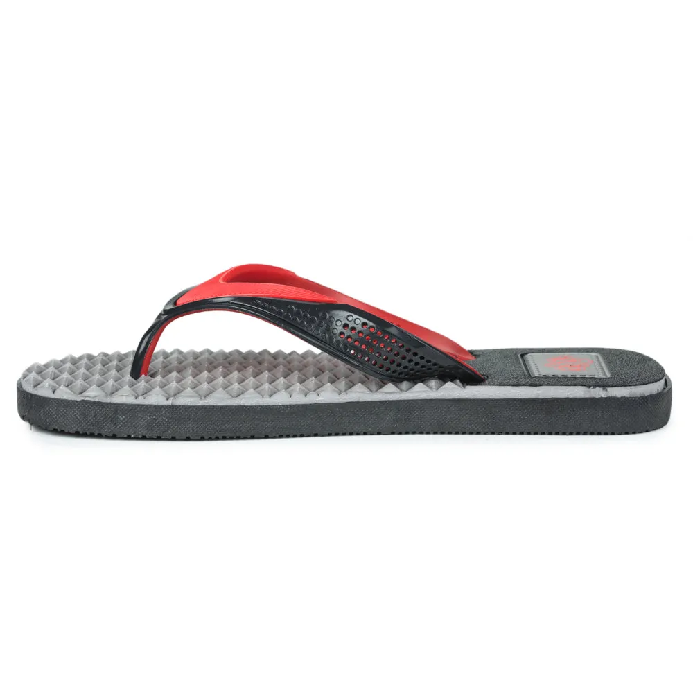 A-HA Casual Red Flip-Flop For Men HUNK-1 By Liberty