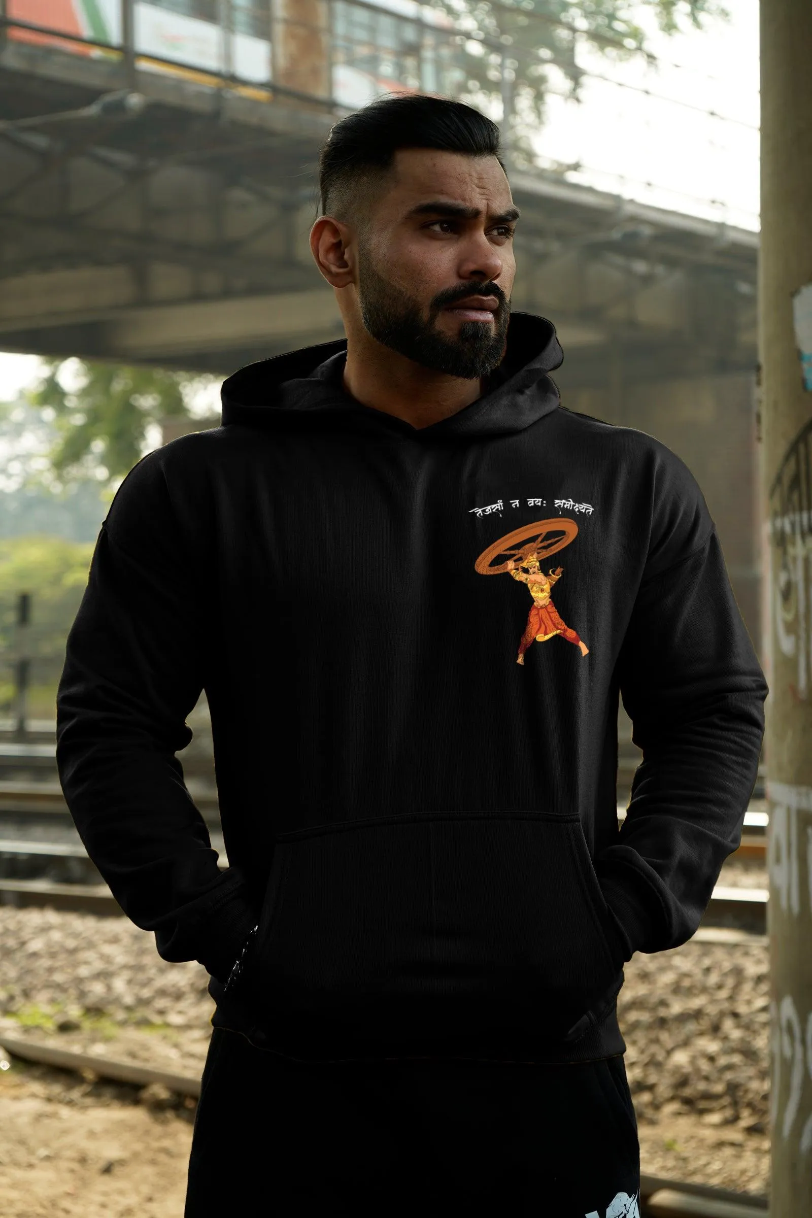 ABHIMANYU HEROIC LEGACY HOODIE (BLACK)