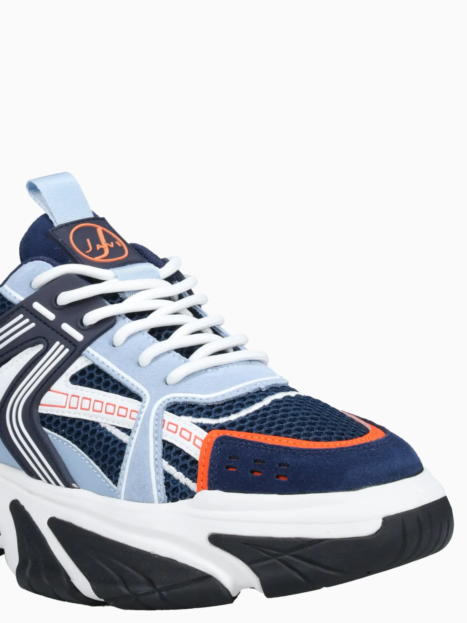 Aero Navy Orange suede Mesh