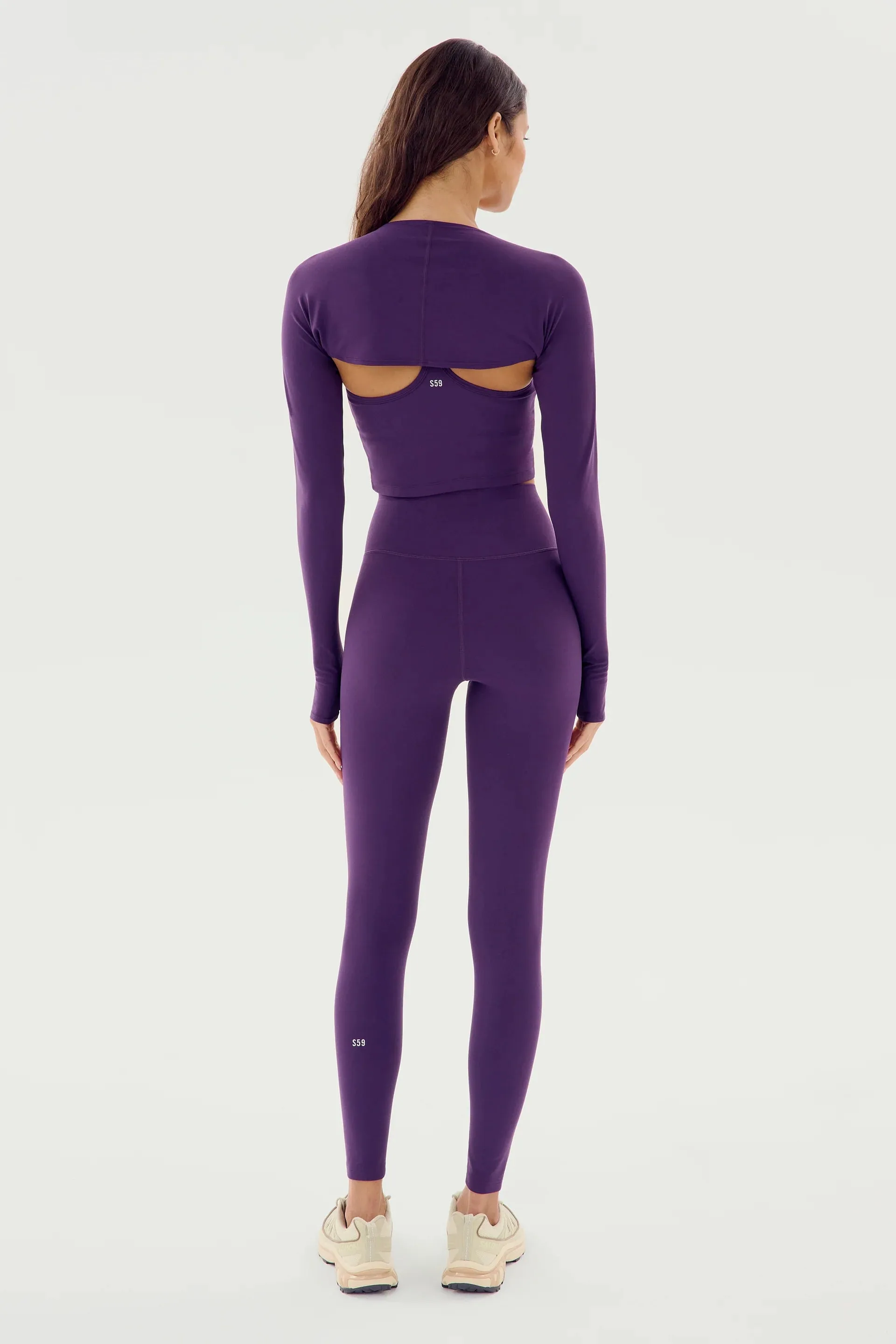 Airweight High Waist Legging: Black Currant