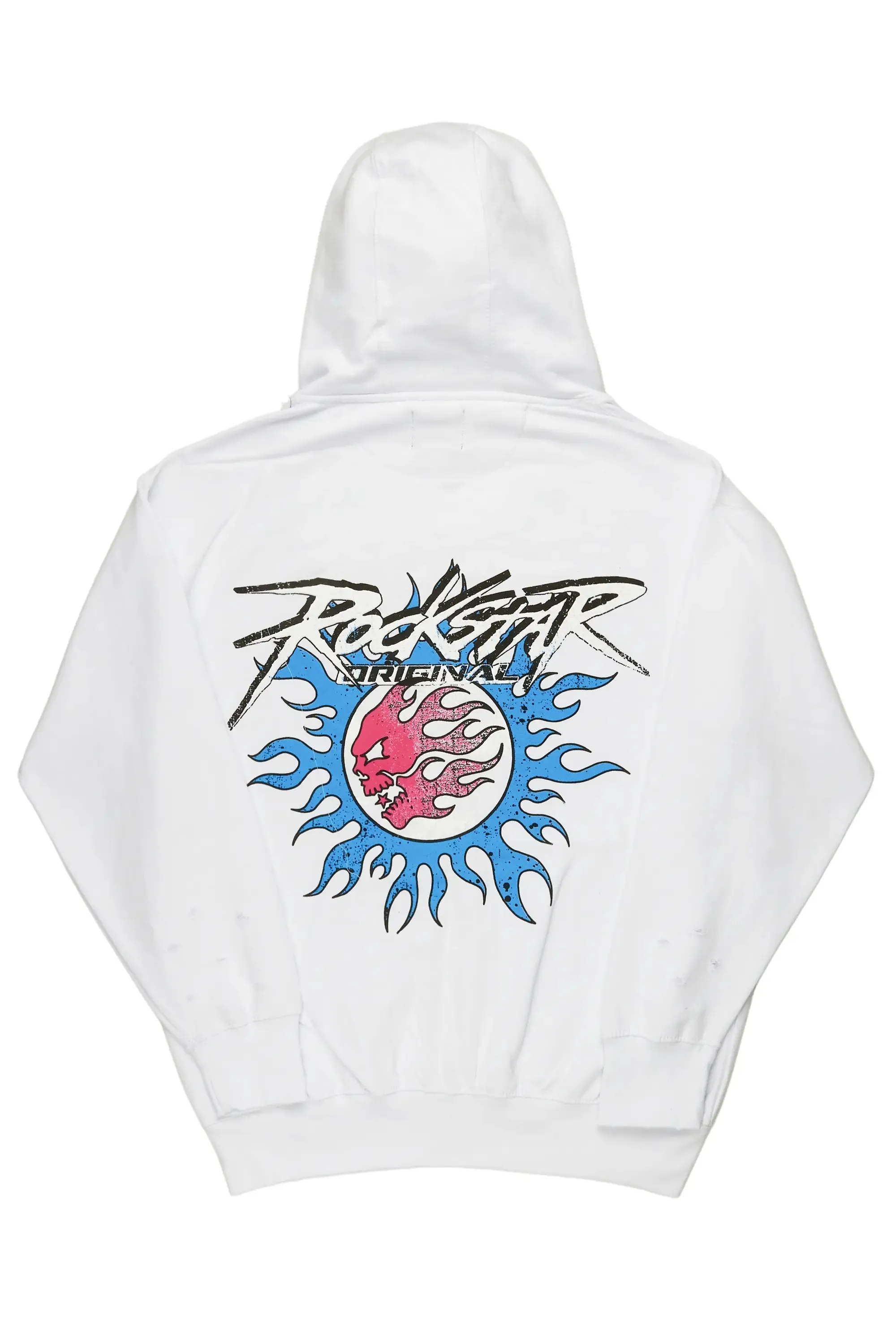 Alpha White Graphic Hoodie