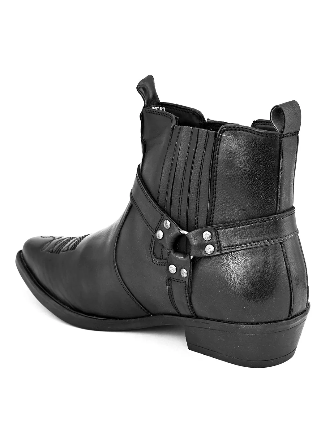 Andi Black Western Boots