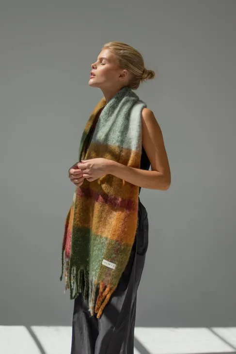 Arctic Fox The Stockholm Scarf - Mossy Spring