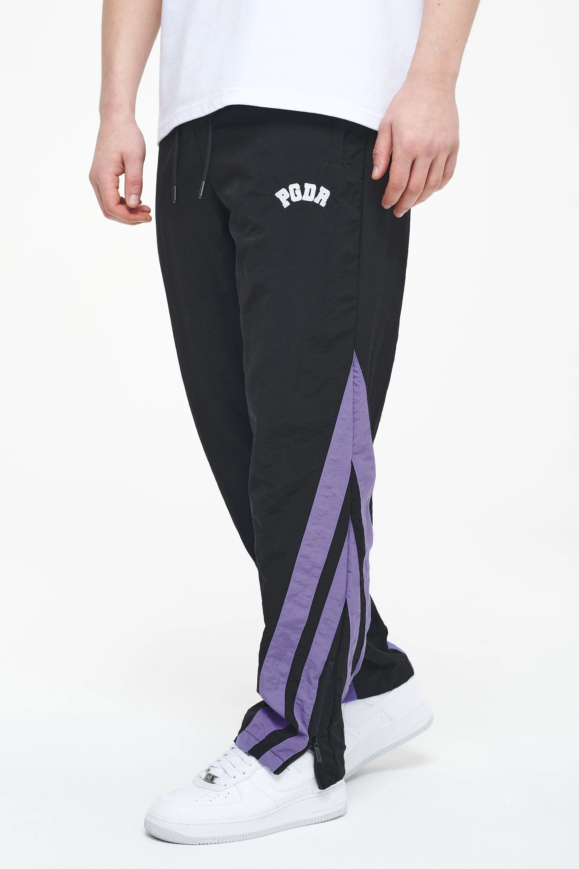 Ascot Track Pants Black Magic Violet