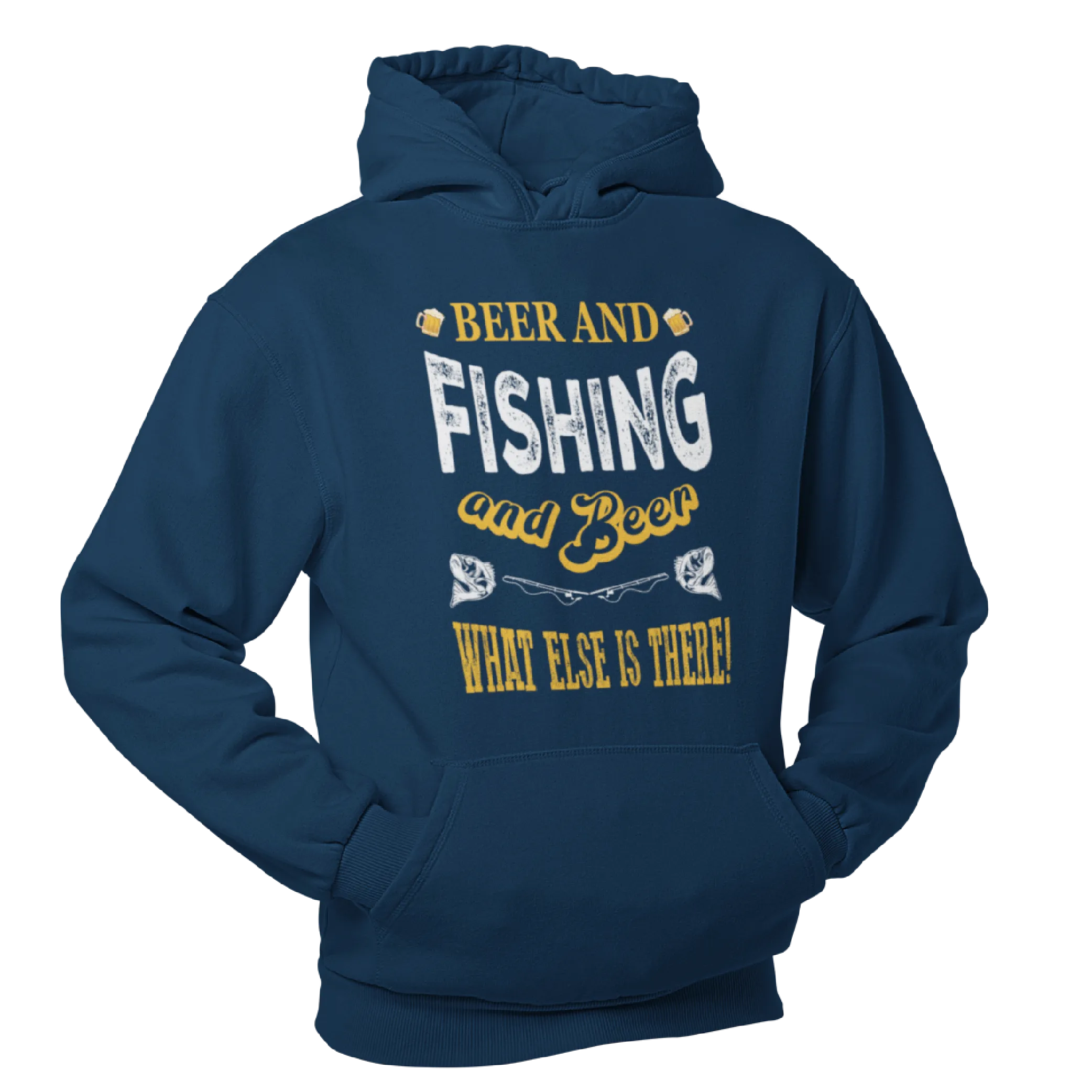 Beer and Fishing, What else is there.  Fishing Humour Hoodie