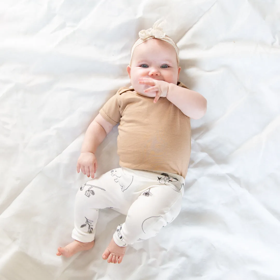 Beige Organic Baby T-Shirt