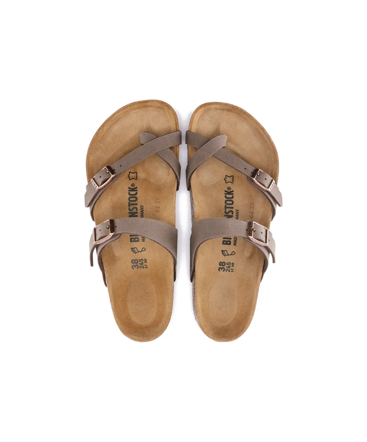 Birkenstock Mayari BirkiBuc Mocca Sandals