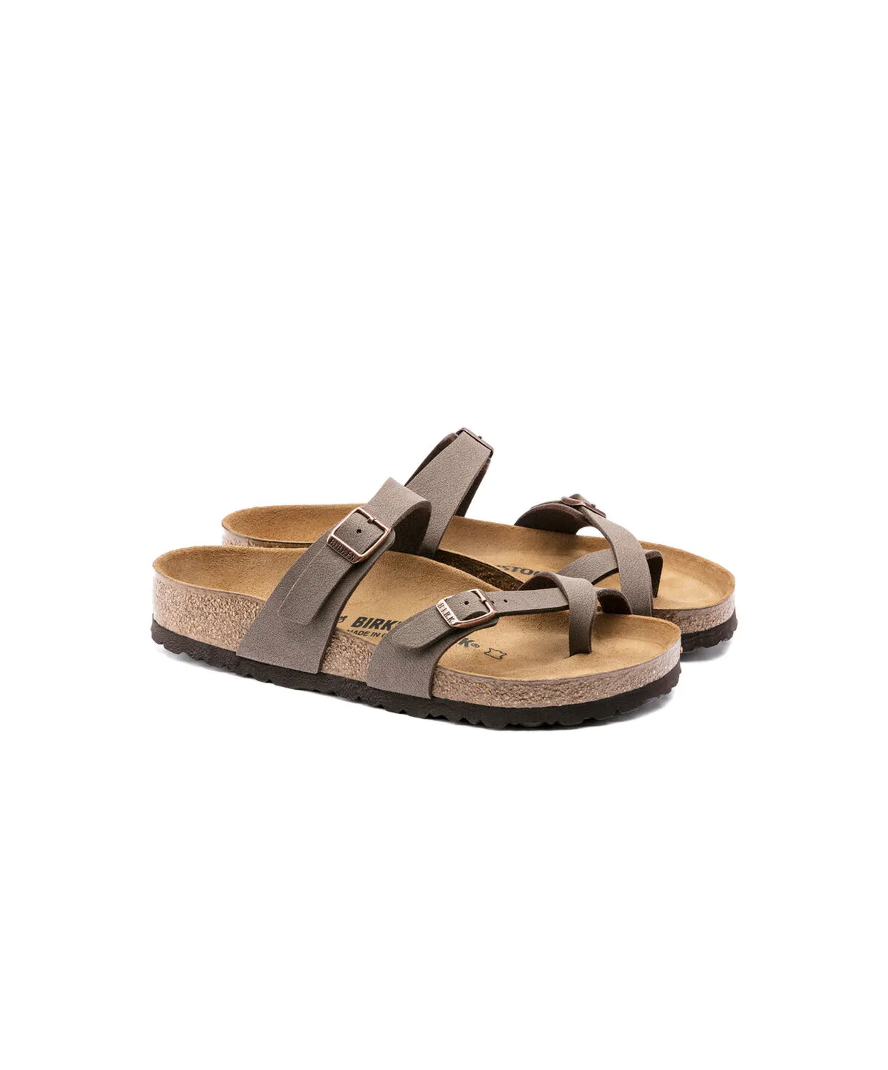 Birkenstock Mayari BirkiBuc Mocca Sandals