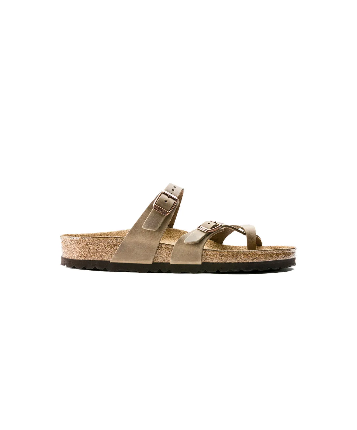 Birkenstock Mayari Oiled Leather Tobacco Brown Sandals