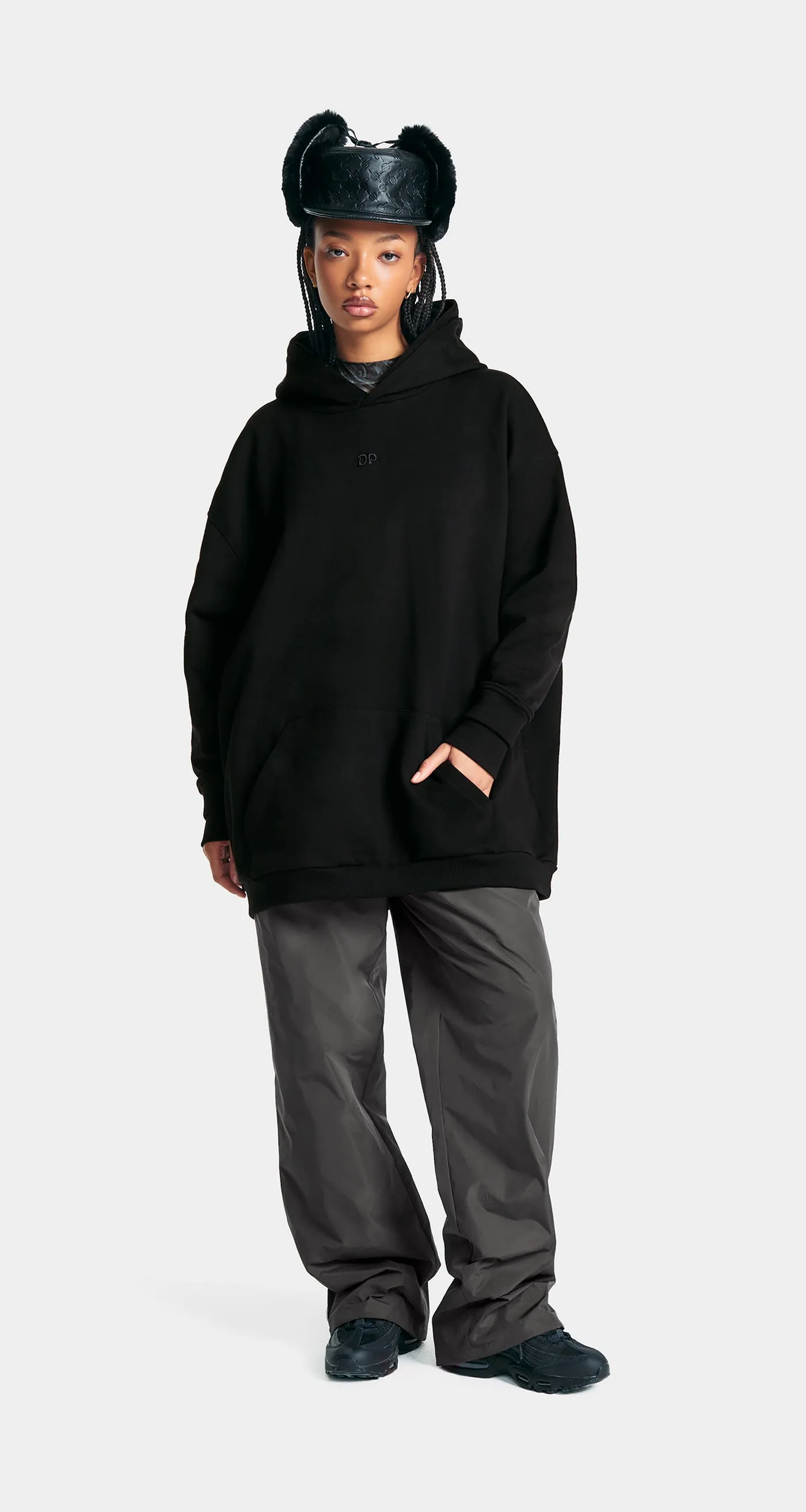 Black Sammy Oversized Hoodie