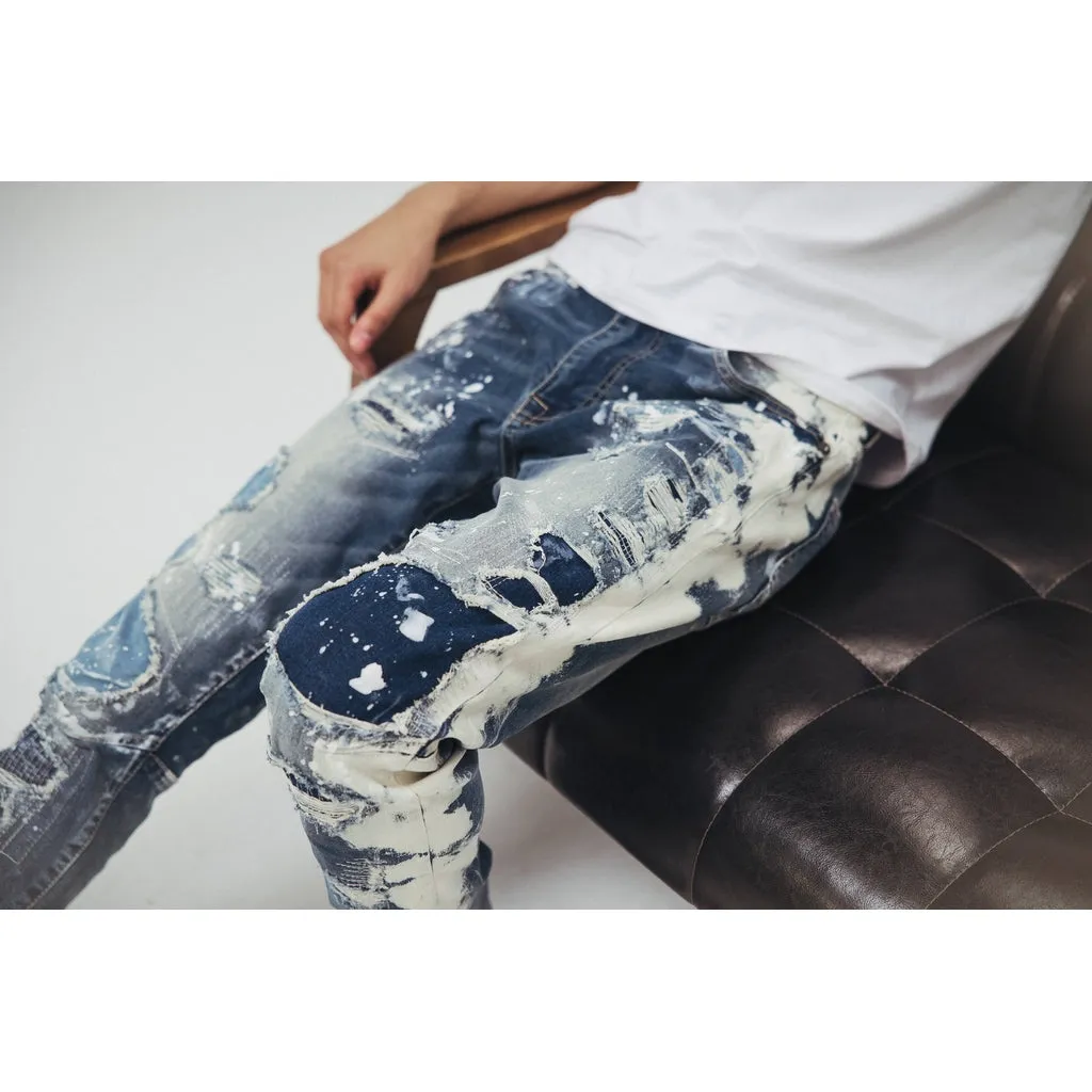 Bleach Fashion Jeans -Marshall Blue