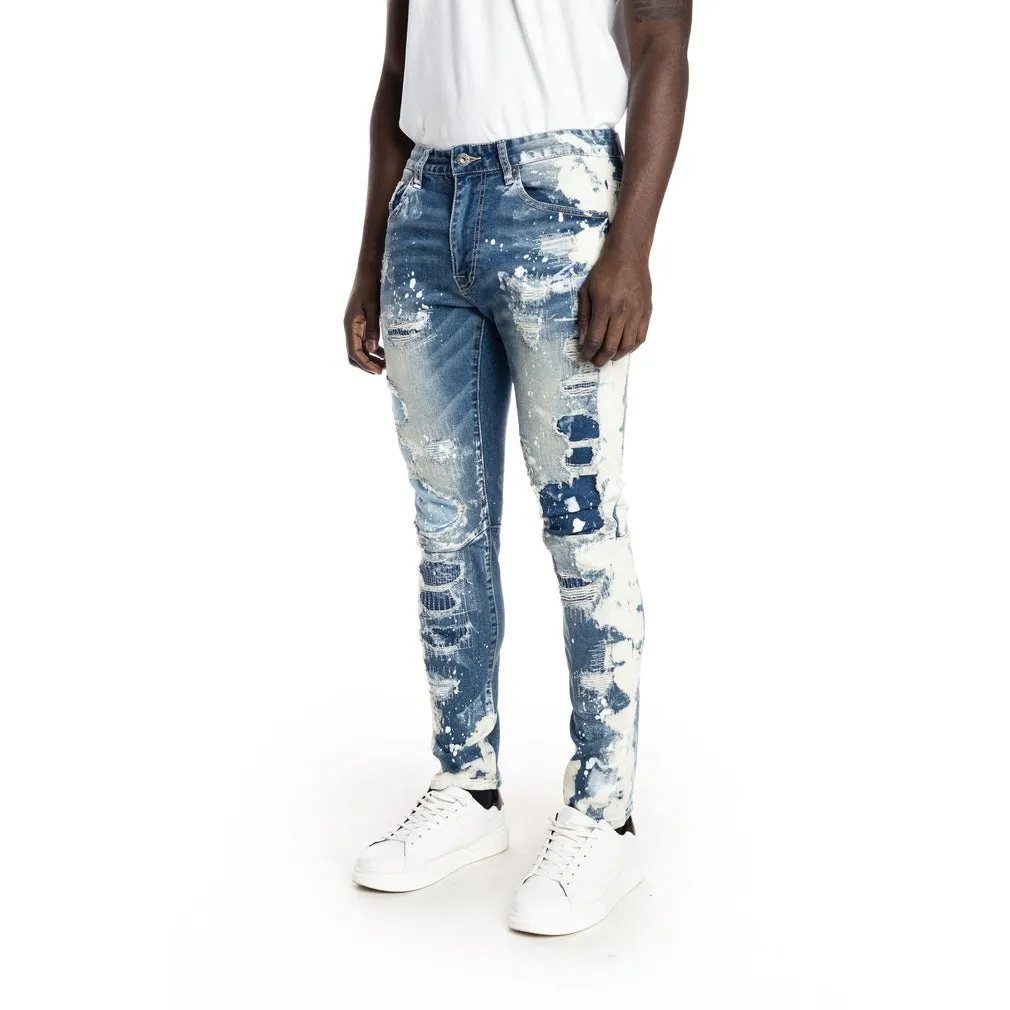 Bleach Fashion Jeans -Marshall Blue