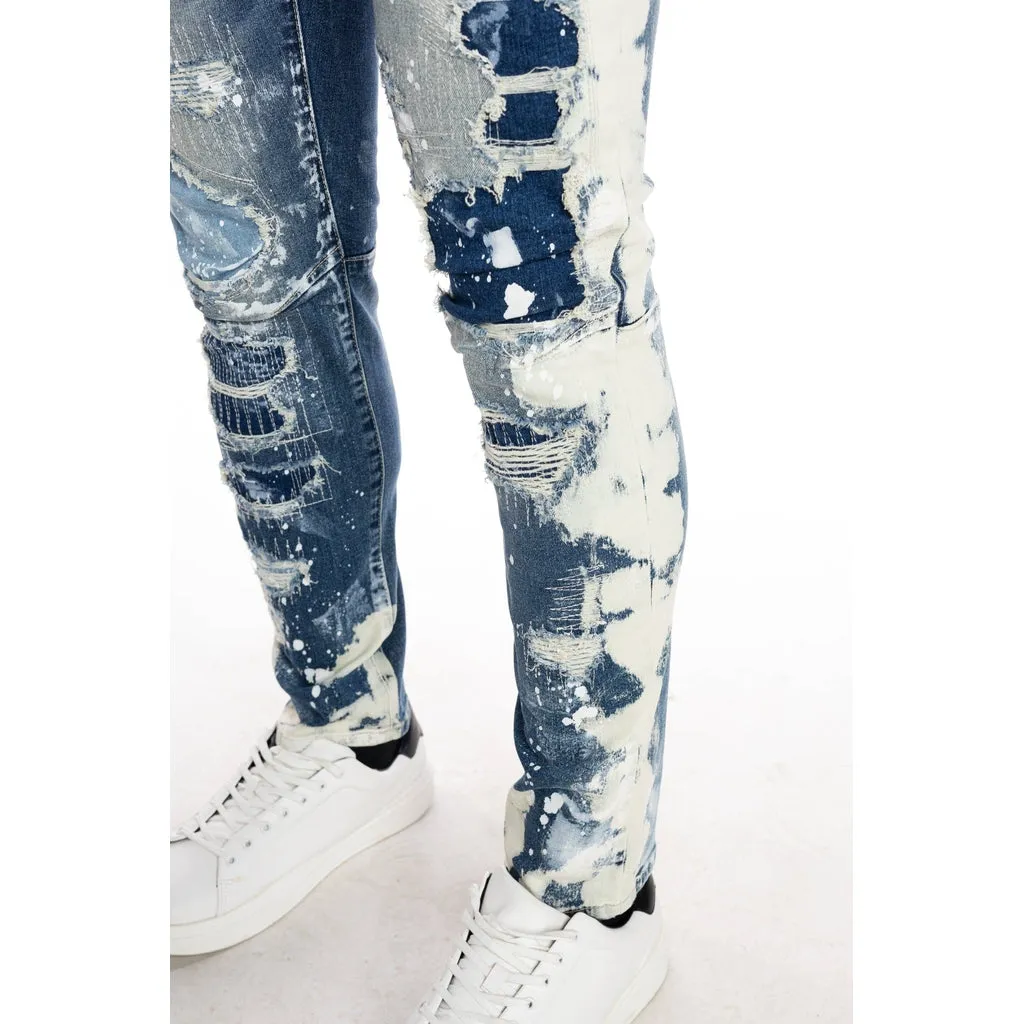 Bleach Fashion Jeans -Marshall Blue