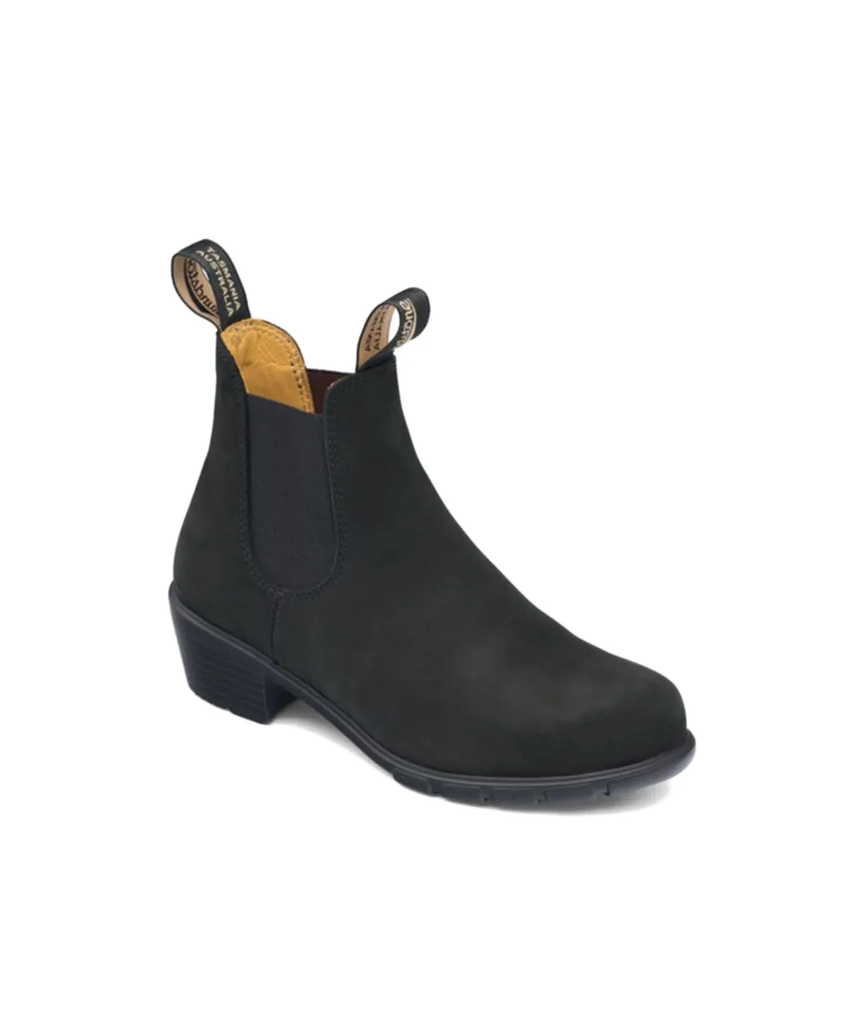 Blundstone 1960 Black Nubuck Womens Heeled Boots