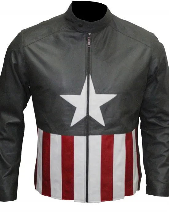 Bon Jovi Captain America Leather Jacket