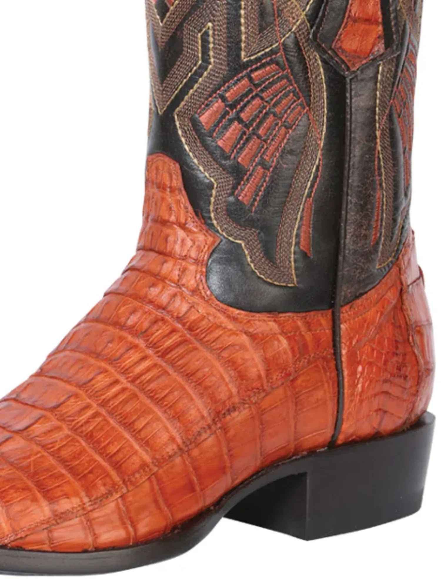 Botas Vaqueras Exoticas de Caiman Cola Original para Hombre 'Centenario' - ID: 124463