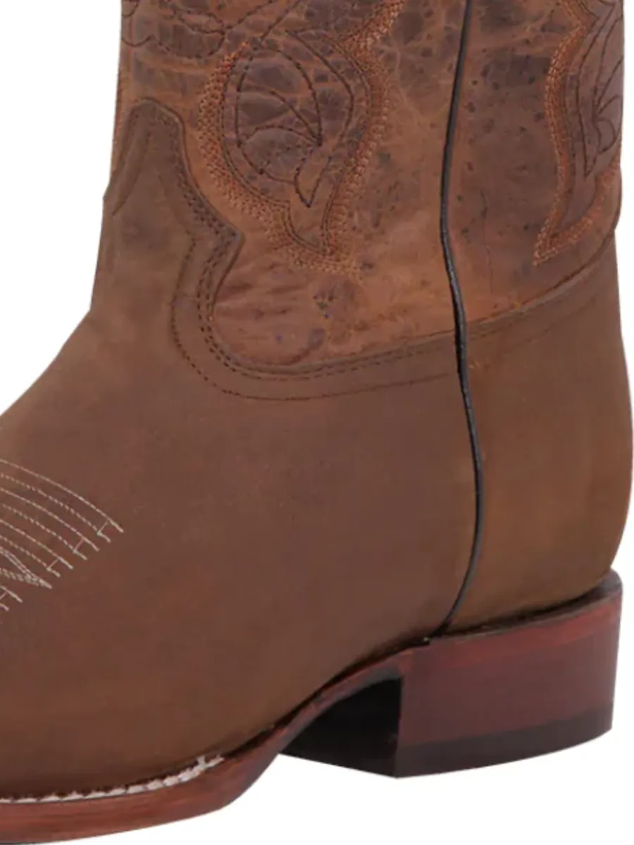 Botas Vaqueras Rodeo Clasicas de Piel Genuina para Hombre 'El General' - ID: 42997