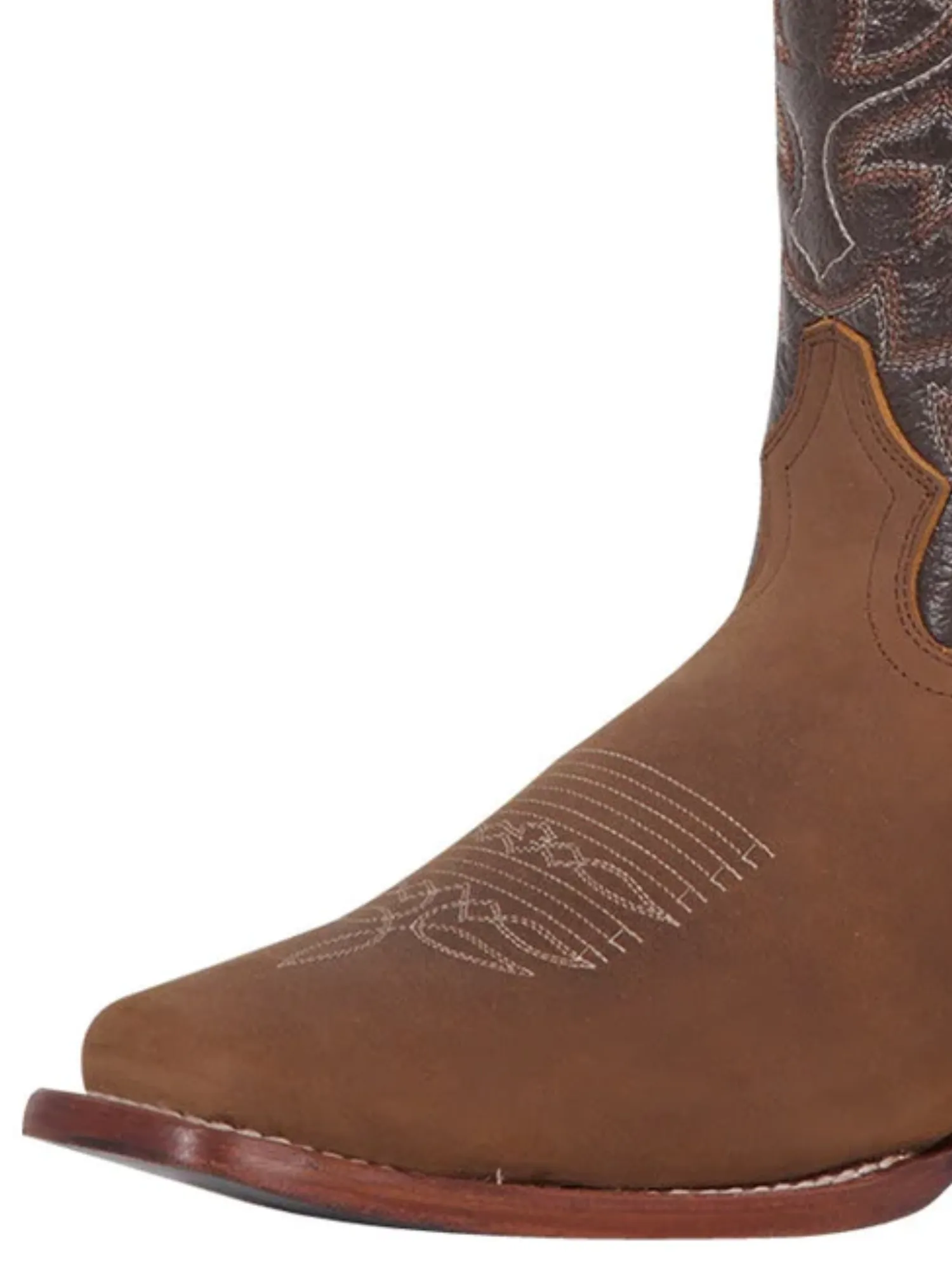 Botas Vaqueras Rodeo Clasicas de Piel Genuina para Hombre 'El General' - ID: 43007