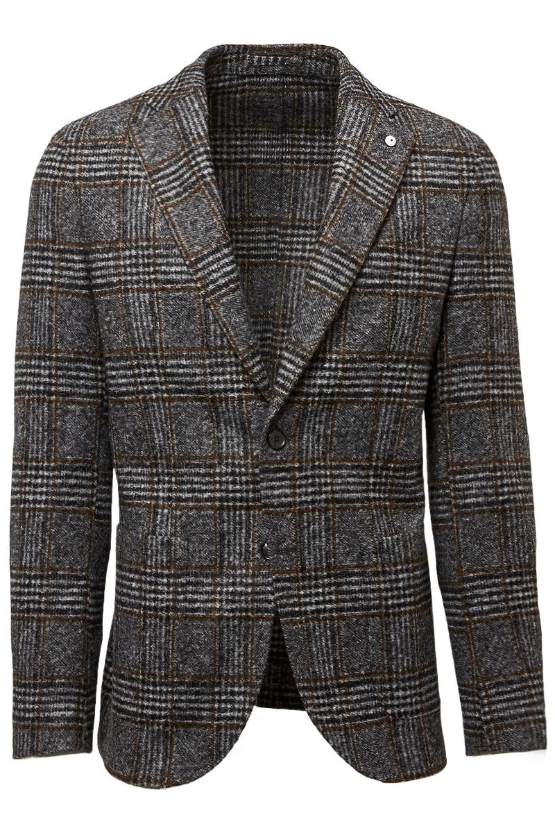 Boucle Plaid Jack Jacket