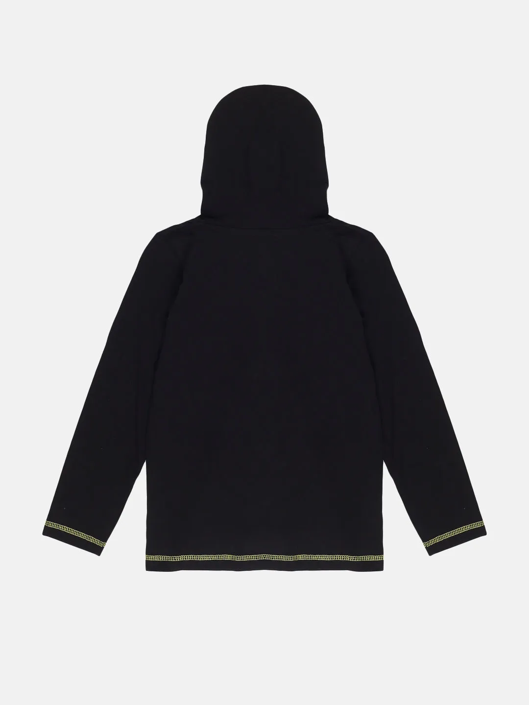 Boy's Solid Full Sleeve Hood Tee