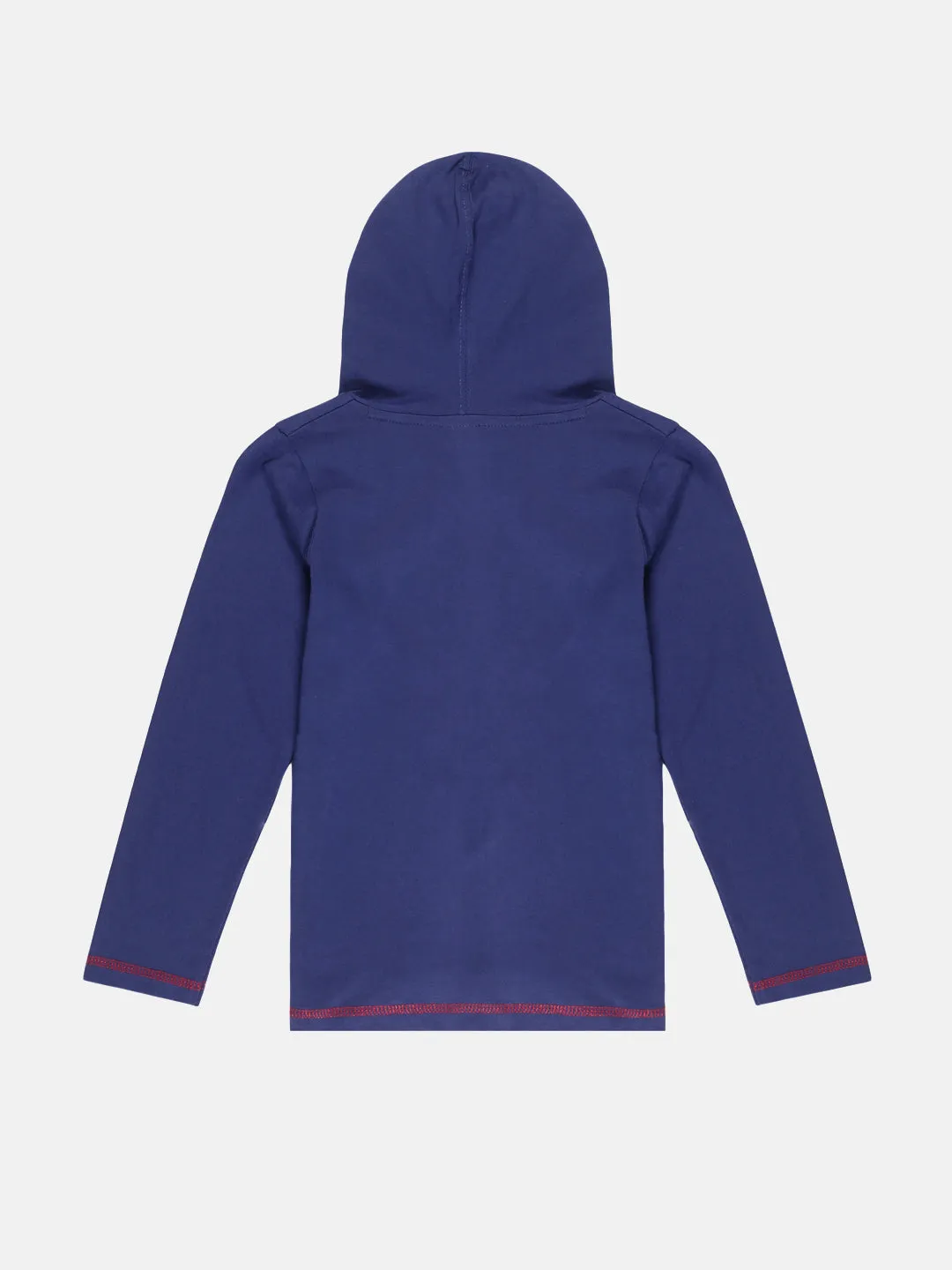 Boy's Solid Full Sleeve Hood Tee