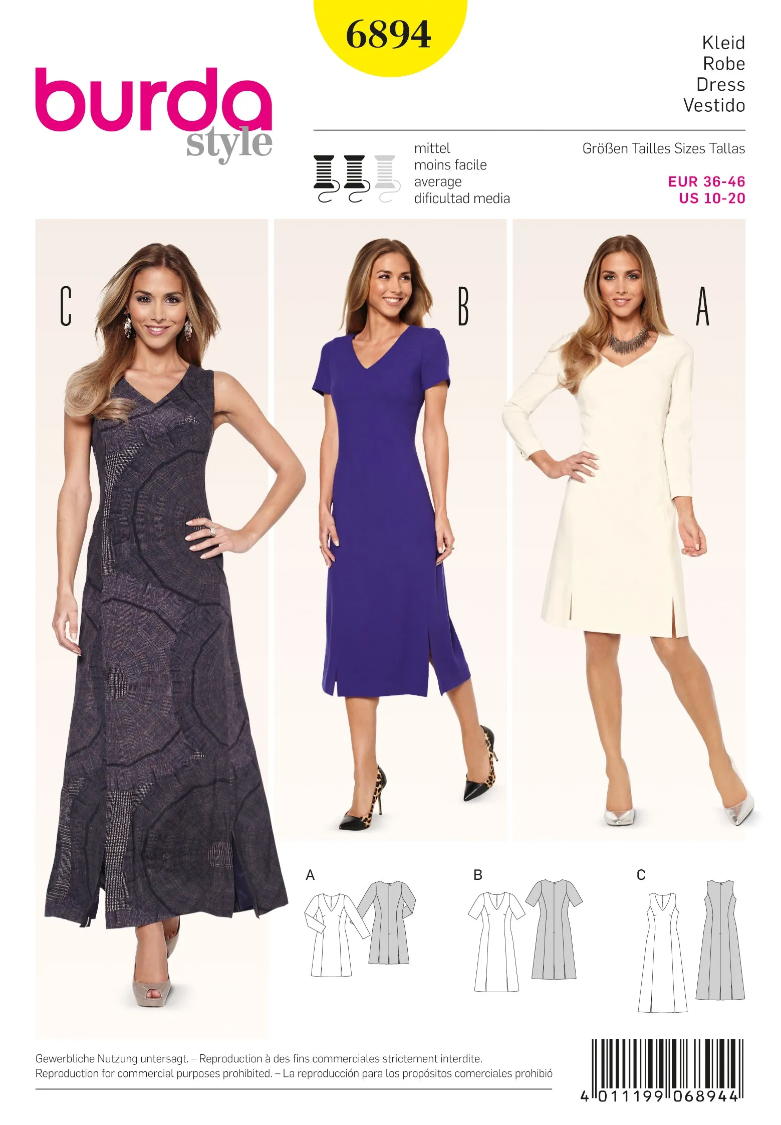 Burda Dresses 6894