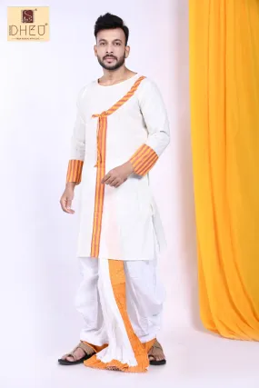 Designer Kurta-Dhoti Set - Byomkesh-Dheu (Optional)