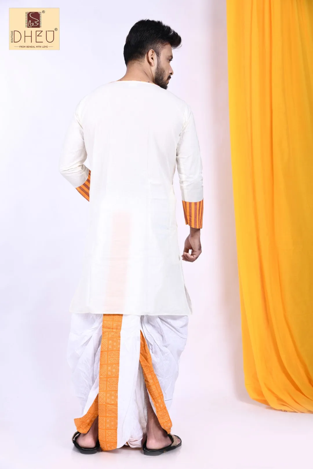 Designer Kurta-Dhoti Set - Byomkesh-Dheu (Optional)