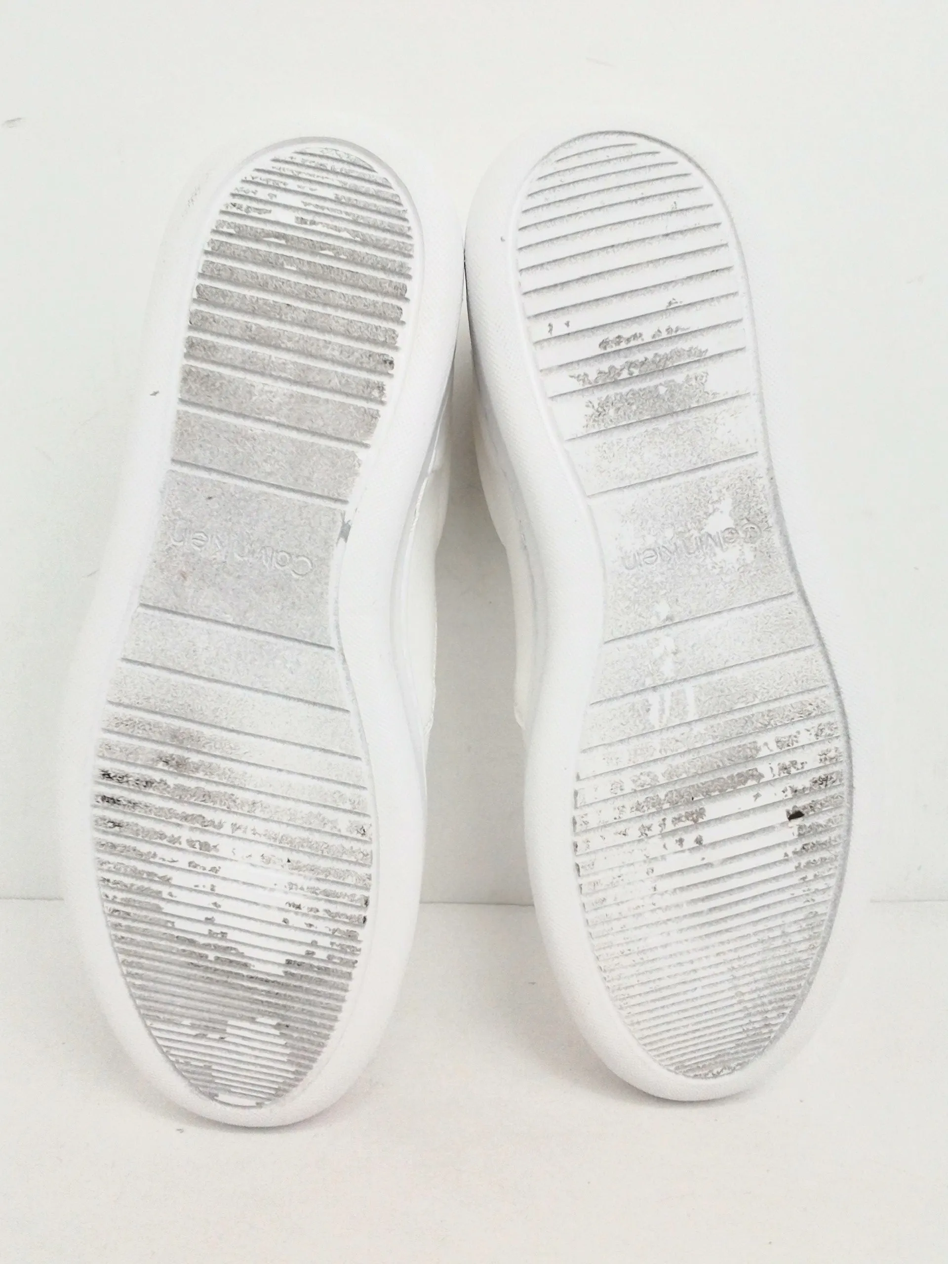 Calvin Klein Women's White Fortum Sneakers Size 9.5 M