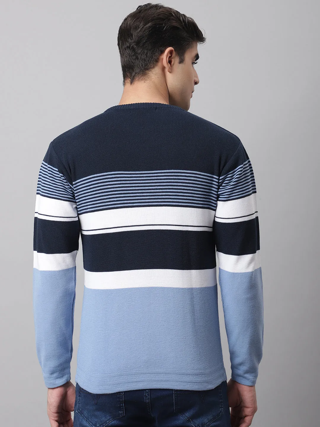 Cantabil  Skyblue Men Sweater