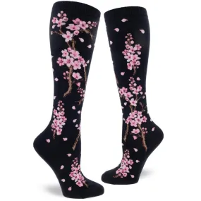 Cherry Blossom Women's Knee High Socks