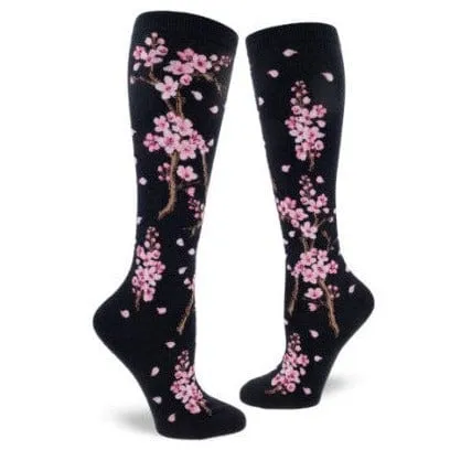 Cherry Blossom Women's Knee High Socks