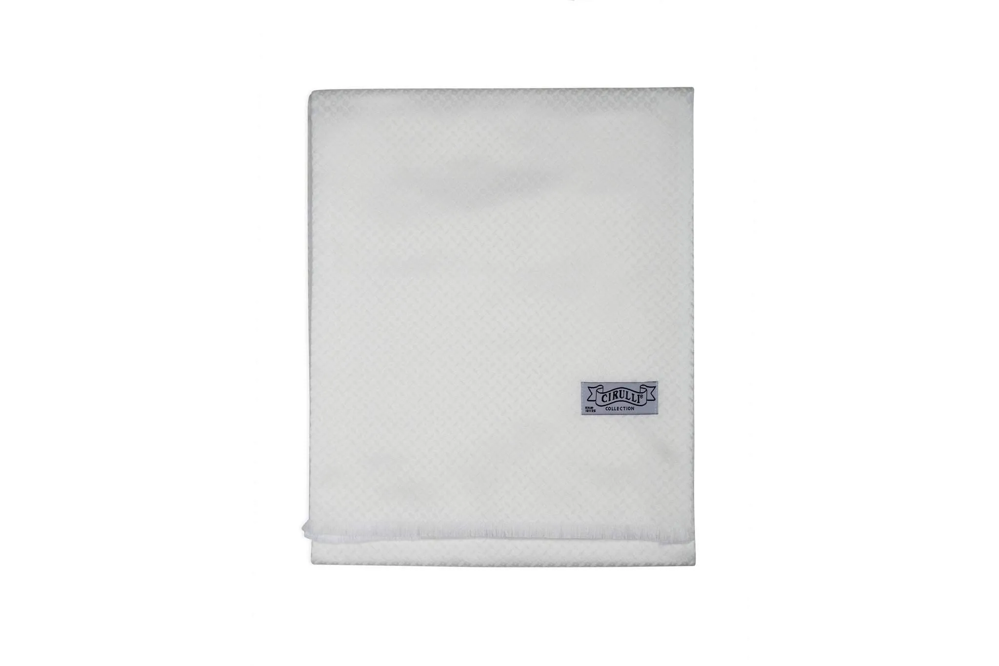 Cirulli White Reversible Men Scarf