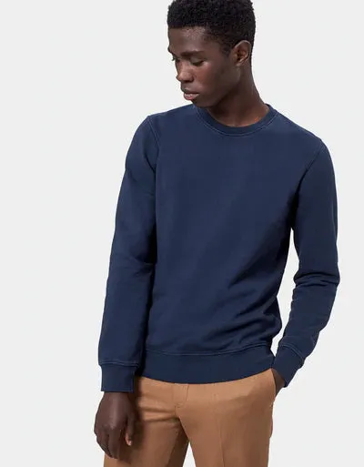 Colorful Standard Classic Organic Crew Neck Navy Blue