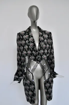 Comme des Garçons blazer with see thru part Avantgarde 2001