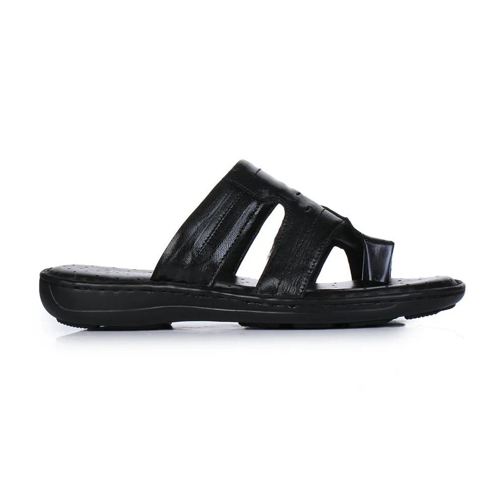 Coolers By Liberty GSL-24 Casual Black Thong Slippers For Men