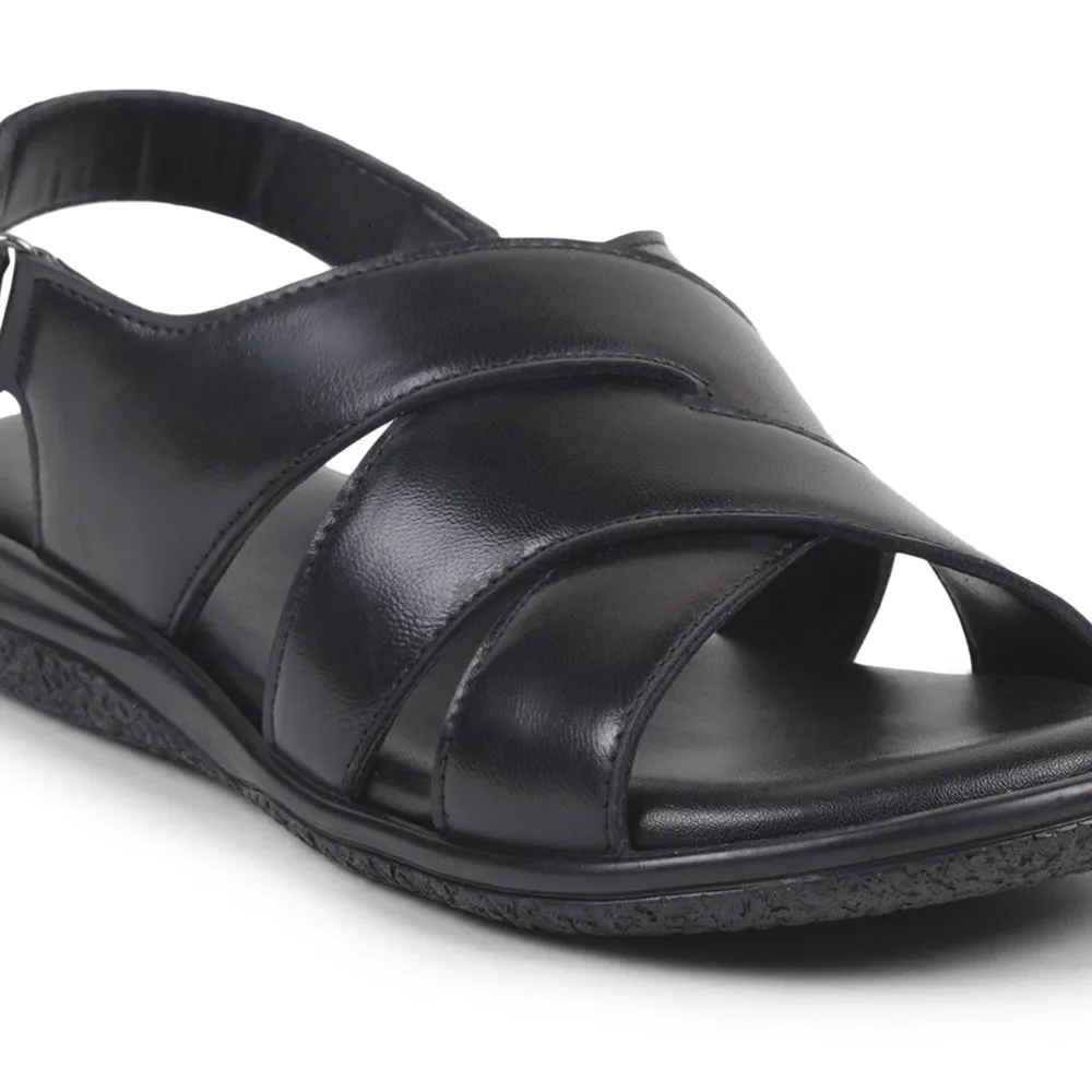 Coolers By Liberty Men VCL-35 Black Formal Sandal