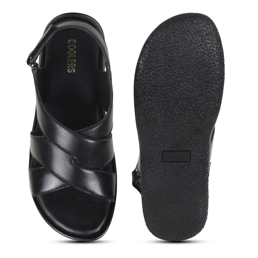 Coolers By Liberty Men VCL-35 Black Formal Sandal