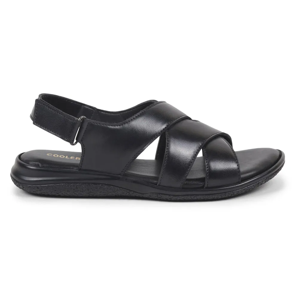 Coolers By Liberty Men VCL-35 Black Formal Sandal