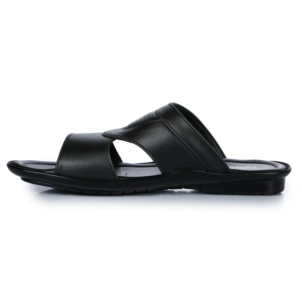 Coolers Casual (Black) Slippers For Men COOL99-105 By Liberty