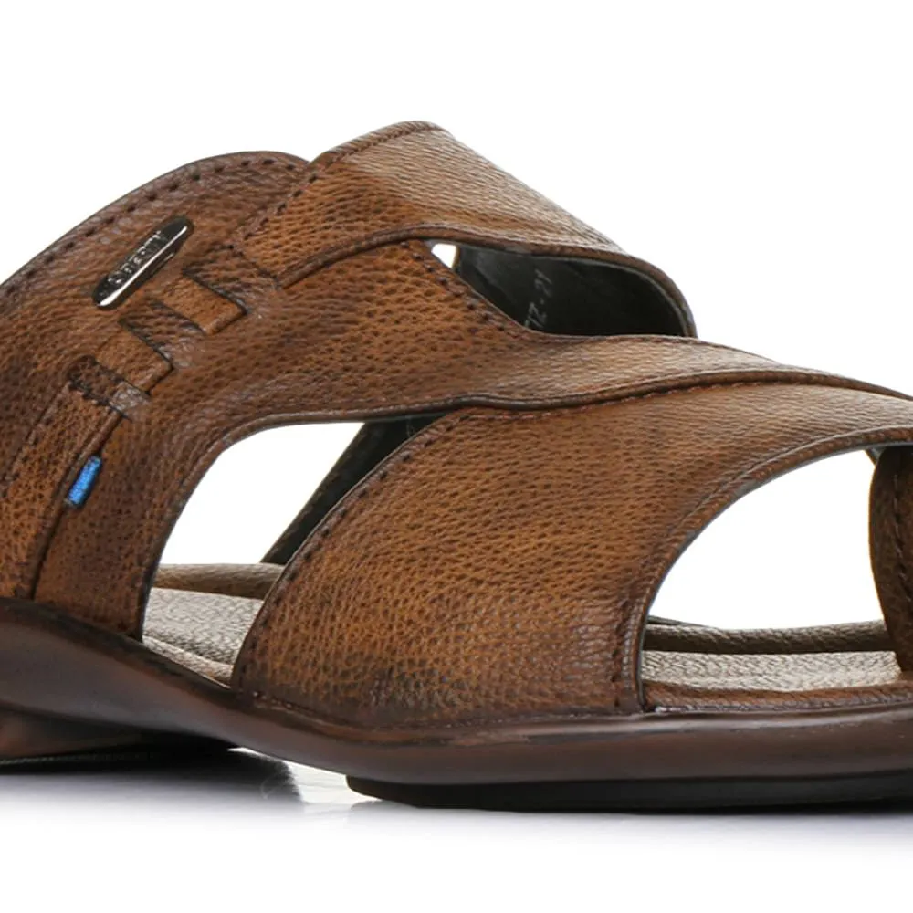 Coolers Casual (Brown) Slippers For Men ORTIZ-21N By Liberty