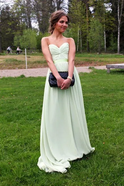 Custom Made A Line Sage Long Prom Dresses, Long Bridesmaid Dresses, Formal Dresses, Wedding Party Dresses